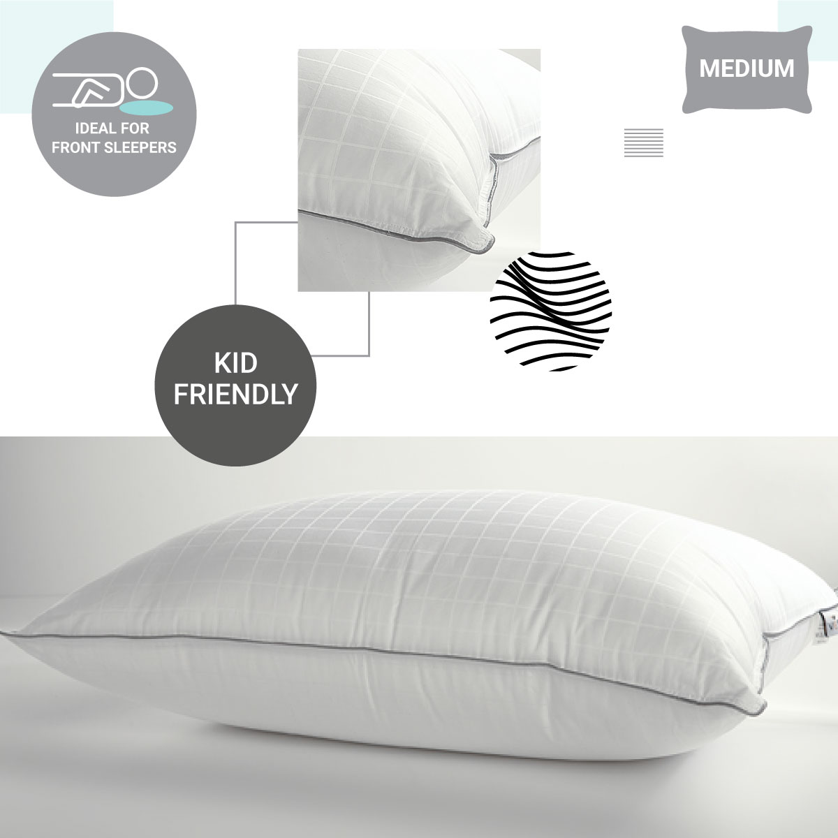 QUALLOFIL AIR Sleeping Pillow 50 x 70 cm