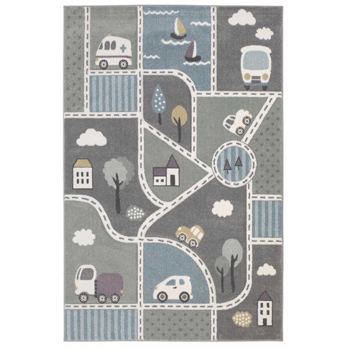 Kids Rug carpet Bonita R4327 Grey