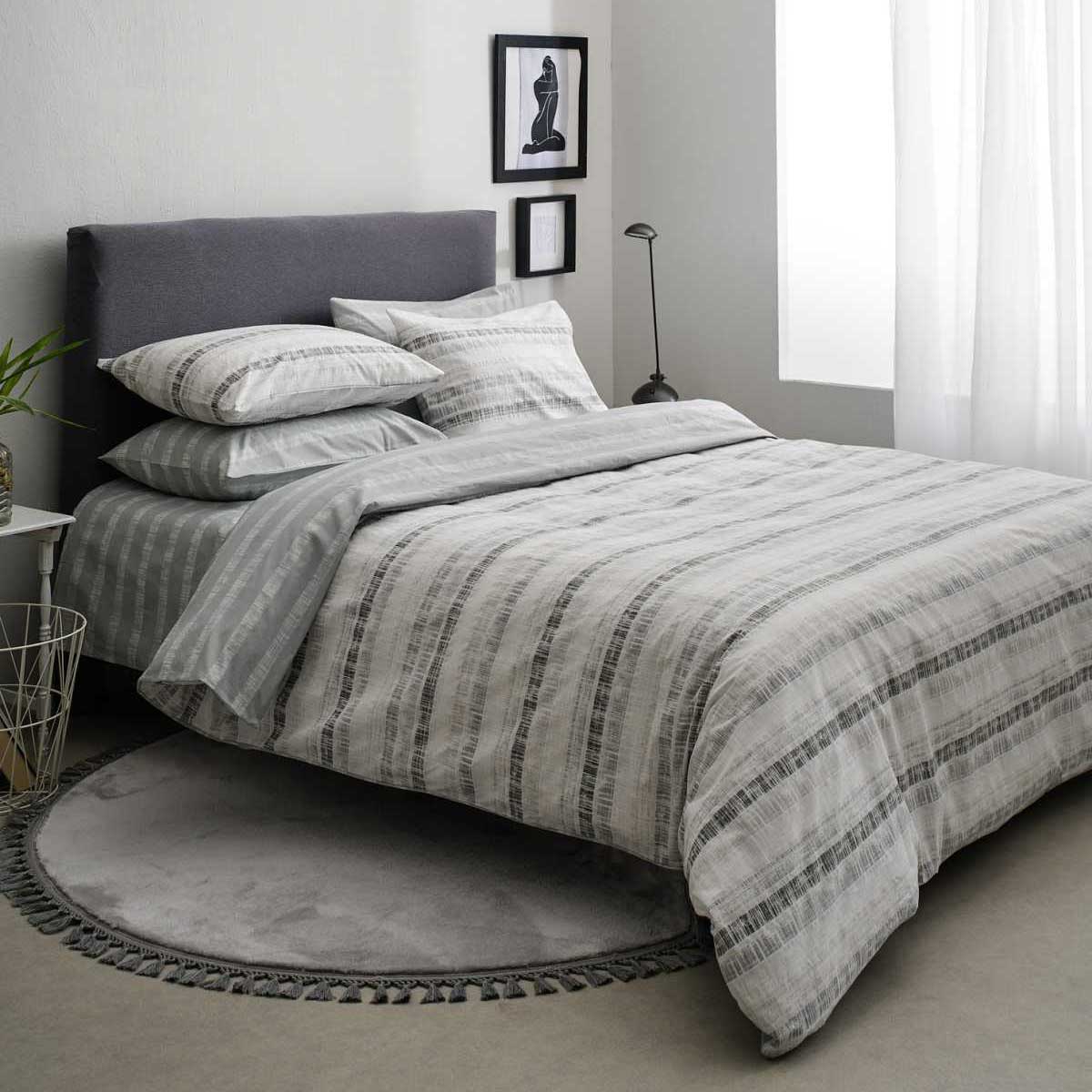 Quilt Cover Irene 1 L6305-06 Grey