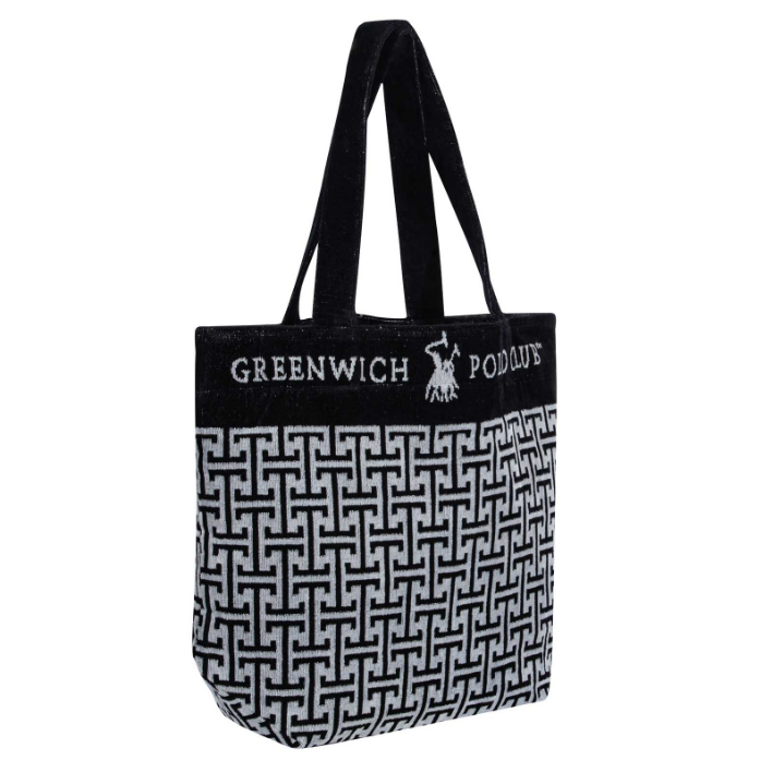Beach Bag Jacquard Polo / 4004-4006 / 55 x 40cm